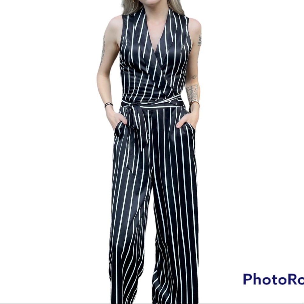 Striped Jumpsuit Pantsuit
